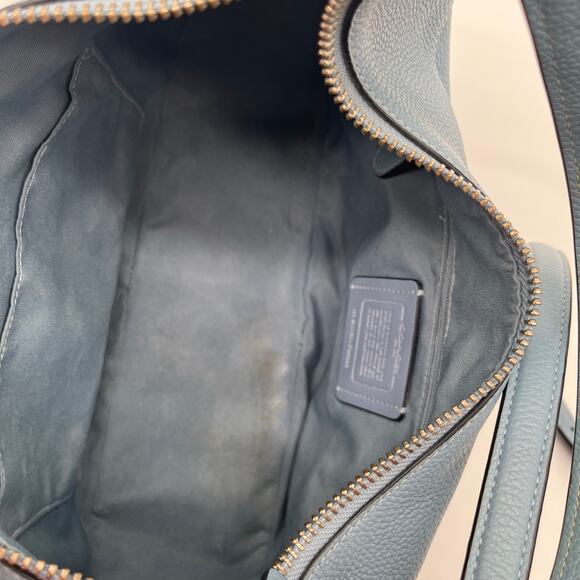 BUNDLE FOR MLS COACH Leather Harley East/West Blue Shoulder Hobo Bag - Picture 12 of 13